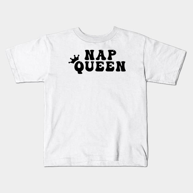 NAP QUEEN Kids T-Shirt by Adisa_store